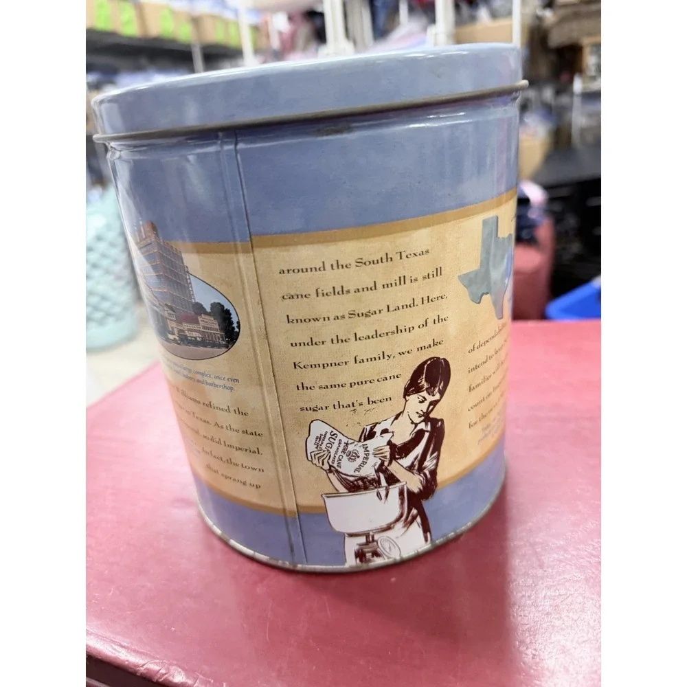 Imperial Pure Cane Sugar Tin Sesquicentennial 1843-1993‎ Canister